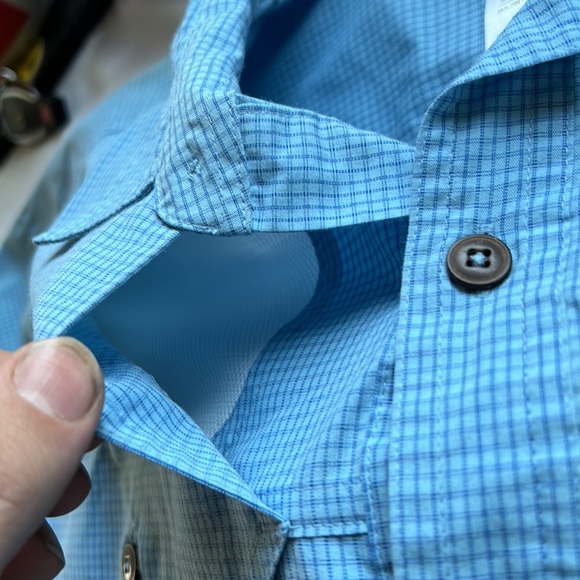 Patagonia Button Up Shirt Mens XL Short Sleeve Outdoors Fishing Vacation Beach - Picture 4 of 8